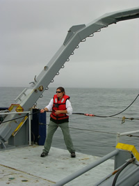 Hauling line during a work shift