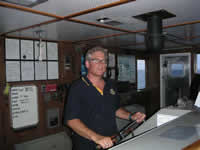 Captain of the R/V New Horizon, Murray Stein