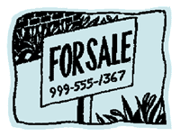 "for sale" signs